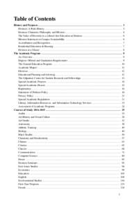 Table of Contents History and Purposes . . . . . . . . . . . . . . . . . . . . . . . . . . . . . . . . . . . . . . . . . . . . . . . . . . . . . . . . . . . . . . . . . . . . . . . . . . . . . . . . . . . . . . . 3 Denis