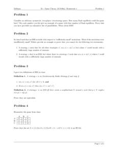 Zollman  Ev. Game Theory (M 9:00a): Homework 1 Problem 1