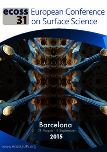 Topics to be covered Adsorption and desorption Band structure of surfaces Catalysis under ideal and real conditions Colloids and Interfaces Corrosion at the atomic scale