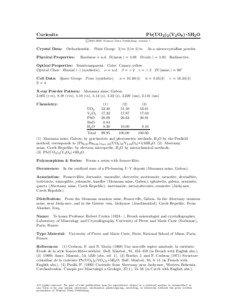 Natural resources / Francevillite / Ore Mountains / Abertamy / Mottramite / Mounana / Johannite / Franceville / Vanadate minerals / Chemistry / Matter