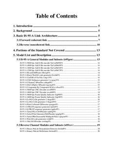 Table of Contents 1. Introduction ....................................................................................... 5 2. Background ..................................................................................