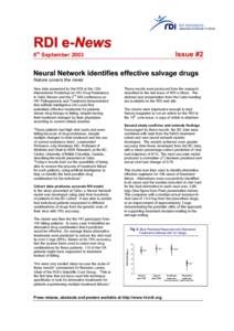 RDI e-News  Issue #2 8th September 2003