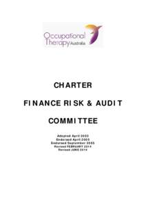 Risk / Audit committee / Internal audit / Audit / External auditor / Internal control / Financial statement / Chief audit executive / Center for Audit Quality / Auditing / Accountancy / Business