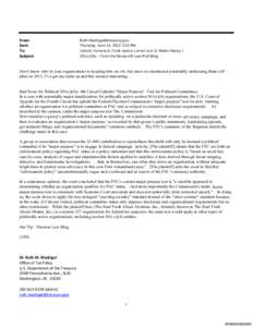 Lobbying in the United States / Political action committee / First Amendment to the United States Constitution / Citizens United v. Federal Election Commission / 527 organization / 501(c) organization / Nonprofit organization / Policy / Politics / Internal Revenue Code / Federal Election Commission