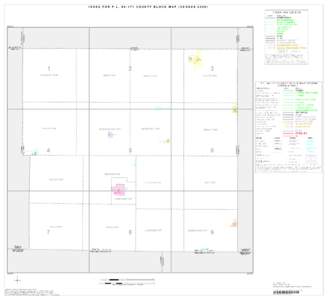 INDEX FOR P.L[removed]COUNTY BLOCK MAP (CENSUS[removed]INDEX MAP LEGEND SYMBOL NAME STYLE