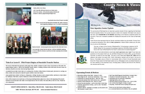 IN YOUR COMMUNITY:  County News & Views PAGE 4
