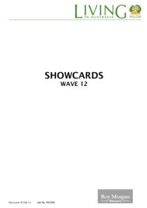 SHOWCARDS WAVE 12 Showcards W12M V1  Job No. R07056