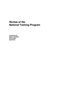 Review of the National Training Program Conducted by Reece Lamshed Binary Blue