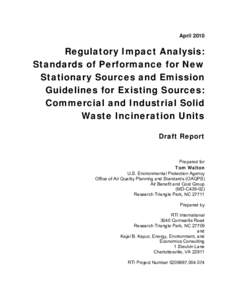 United States Environmental Protection Agency / North American Industry Classification System / Energy industry / Manufacturing / New Source Performance Standard / Clean Air Act / NAICS 22 / Incineration / Product / Business / Technology / Environment