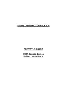 Microsoft Word - Sport Information Package - Freestyle _ENG_