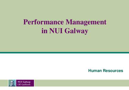Performance Management in NUI Galway Human Resources  Map of Europe