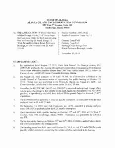 Aquifer Exemption Order No. 13