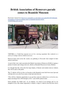 Beamish Museum / Beamish and Crawford / Smith Electric Vehicles / Bus / Lorry / Transport / Wagons / Pantechnicon van