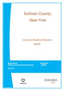 Sullivan County, New York A County Profile on Minority Health