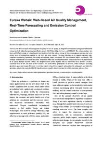 Microsoft Word - 2-Eureka Webair Web-Based Air Quality Management, Real-Time Forecasting and Emission Control Optimization _修