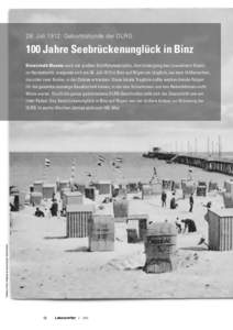 28. Juli 1912: Geburtsstunde der DLRG  100 Jahre Seebrückenunglück in Binz