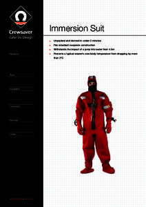 Immersion Suit Newtons