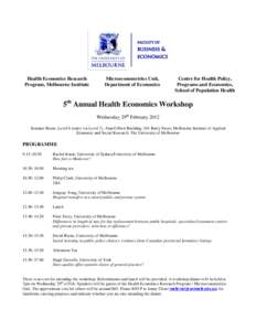Microsoft Word - Health economics workshop[removed]docx