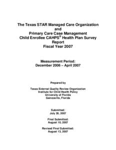 The State Children’s Health Insurance Program