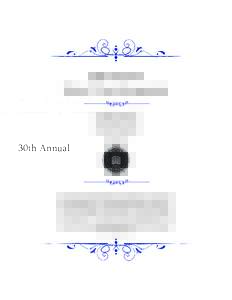 30th Annual Senior Thesis Symposium Saturday, May 4th, [removed]AM – 12:30 PM Perkins Student Center University of Delaware