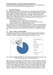 ‘Funding the Archives Sector’ Research Report September 2012 The National Archives and the International Centre for Archives and Records Management Research and User Studies (ICARUS), University College London 1