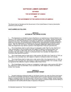 International trade / Canada–United States softwood lumber dispute / International relations / Land management / North American Free Trade Agreement / Softwood / Board foot / Lumber / Article One of the Constitution of Georgia / Timber industry / Forestry / Wood