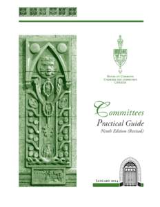 Committees  Practical Guide Ninth Edition (Revised)  January 2014