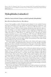 Helophorus / Hydrophilidae / Hydrophilus / Marsham / Hydrophiloidea / Hydrochus / Georissus
