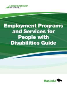 Employment Programs and Services for People with Disabilities Guide  Note to Reader