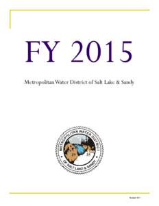 FY 2015 Metropolitan Water District of Salt Lake & Sandy Budget 001   