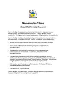 Microsoft Word - Role_of_the_Premier_of_Nunavut_-Inuinnaqtun