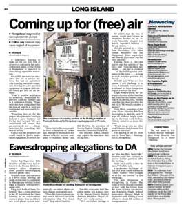 LONG ISLAND  A14 Coming up for (free) air ] Hempstead may restrict