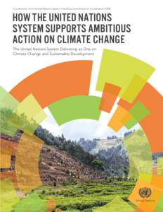 A publication of the United Nations System Chief Executives Board for Coordination (CEB)  How the United Nations System Supports Ambitious Action on Climate Change The United Nations System Delivering as One on