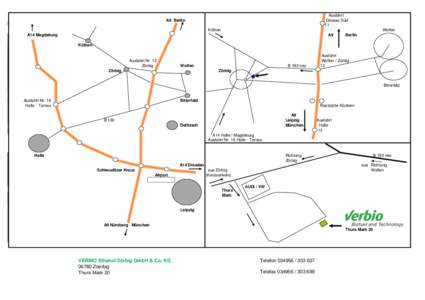 Ausfahrt Dessau Süd 11 A9 Berlin Köthen