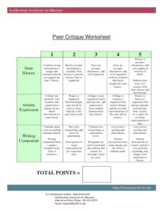 Microsoft Word - Peer Critique Worksheet.doc