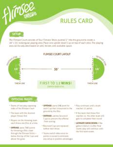 RULES CARD SETUP IVE  FLIMSEE COURT LAYOUT
