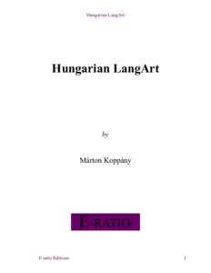 Hungarian LangArt  Hungarian LangArt by