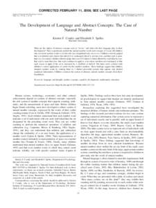 CORRECTED FEBRUARY 11, 2008; SEE LAST PAGE Journal of Experimental Psychology: General 2008, Vol. 137, No. 1, 22–38
