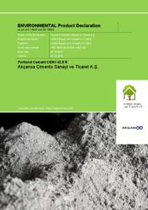 Architecture / Impact assessment / Limestone / Building materials / Visual arts / Environmental product declaration / Portland cement / Life-cycle assessment / PE International / Concrete / Cement / Construction