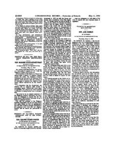 E[removed]CONGRESSIONAL RECORD — Extensions of Remarks If President Clinton intends to create public works jobs, then I suggest he do it this way: Round up the young fathers who breed