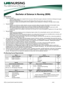 Nursing / Health / Nurse education / Education / Academia / Chamberlain College of Nursing / Nursing education / Association of Public and Land-Grant Universities / University of Alabama at Birmingham