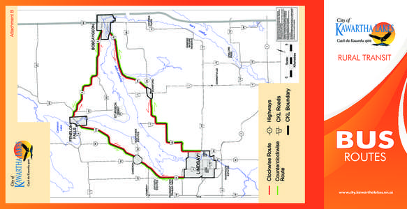 57  RURAL TRANSIT ROUTES www.city.kawarthalakes.on.ca