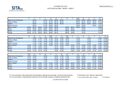 IN VIGORE DAL 11/6 AUTOLINEA SALERNO ‐ MAIORI ‐ AMALFI ORSA5120/2012E1_c  Salerno(via Vinciprova)