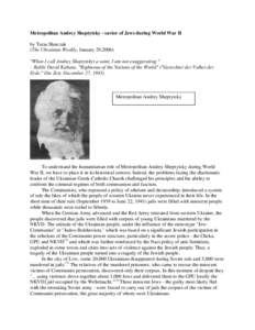 Microsoft Word - Metropolitan Andrey Sheptytsky_final.doc