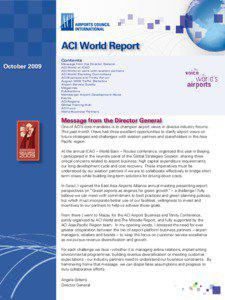 ACI World Report Contents