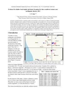 Wheatbelt / Burakin /  Western Australia / Koorda /  Western Australia / Swarm behaviour / Meckering /  Western Australia / Earthquake location / Aftershock / Earthquake swarm / Cadoux /  Western Australia / Geography of Australia / States and territories of Australia / Seismology