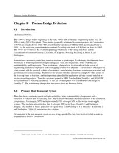 Process Design Evolution  Chapter[removed]