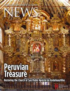 Fall[removed]Peruvian Treasure  Restoring the Church of San Pedro Apóstol de Andahuaylillas