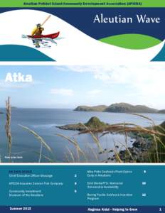 Aleutian Pribilof Island Community Development Association (APICDA) Aleutian Wave