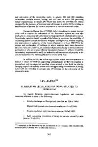 and subversion of the democratic order; in articles 285 and 286 regarding devastation, multiple murder, looting, and civil war; in article 306 governing armed organisations; in article 280 which lays down the penalties f